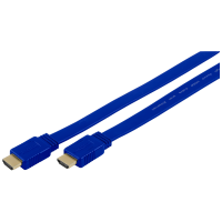 HDMI kabel, plosnati, 1.5 met, verzija 2.0, 3D, HDMI-FLT/1,5, Ethernet